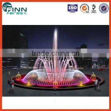 10m diameter dancing garden musical water house fountain