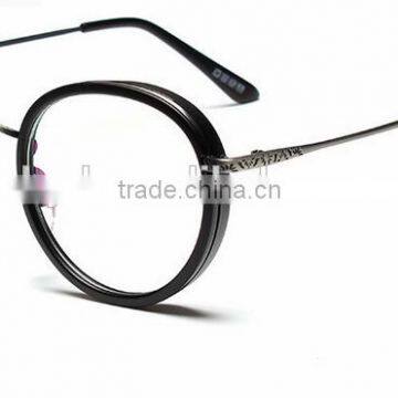 New 2016 Metal Leg Frames Fashionable Retro Glass Frame Flat Lens Can Match Myopia Glasses photo-3