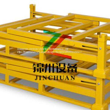 Dismountable Warehouse Pallet Stacking Frames With Removable Posts
