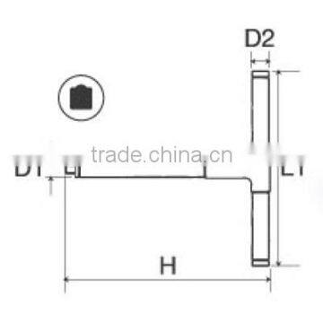 1000V Insulated T Handle Wrench photo-2