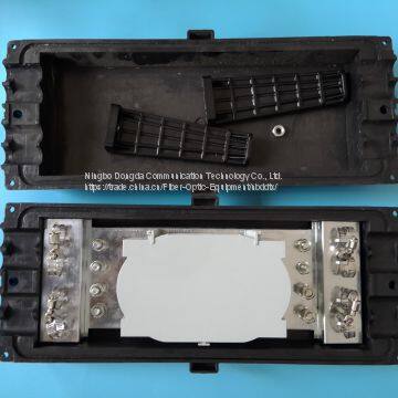 Optical fiber splicing box