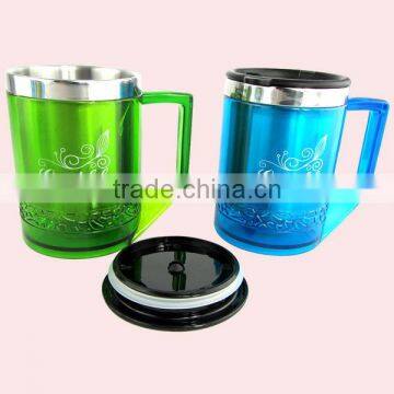 Stainless Steel Double Wall Mug With Handle photo-5