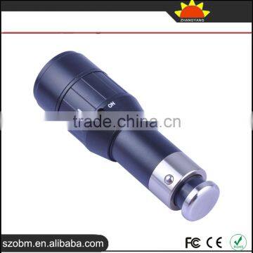 Wholesale OEM XP-E LED Portable Aerospace Aluminum Alloy Rechargeable Light LED Flashlight Torch photo-2