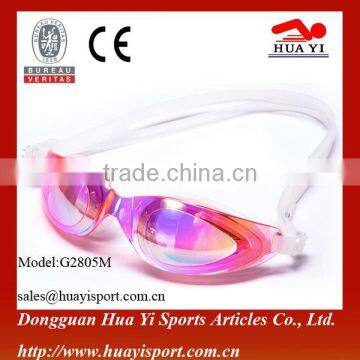 Cheapest Oem Logo Advanced Waterproof Mirror Coating Swimming Goggles