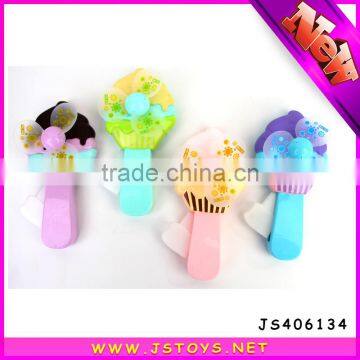 Hot Selling Plastic Ice Cream Hand Pressure Fan Mini Fan for Kids photo-3