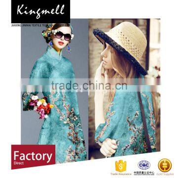 Pure Silk Fabric Digtital Printing Soft And Thin Crepe Silk Fabric photo-4