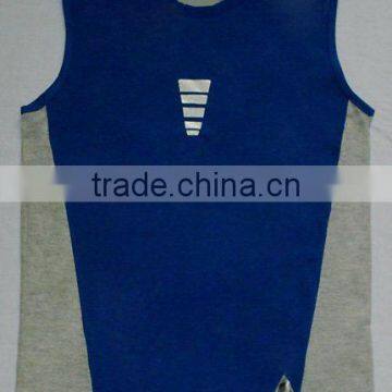 100%polyester moisture wicking men's tank tops