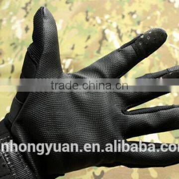 Black Carbon Fiber Antislip Abrasion Proof Military Tactical Combat Gloves photo-3
