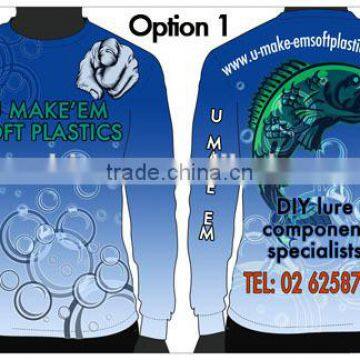 Longsleeve fishing shirts custom fishing shirts made in China