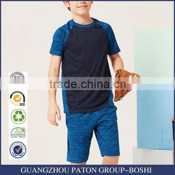 student's College outfit 2017 new school children's sportswear short sleeved two pieces