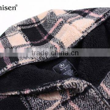 Happy New Year Wholesale Cheap Fleece Sports Plaids Man Coat photo-3