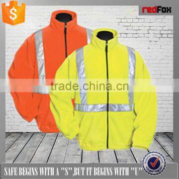Cheap Fluorescent Reversible Fleece Jacket photo-3