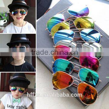 HFR-YA10 Children colored sunglasses frog mirror reflective sunglasses glasses