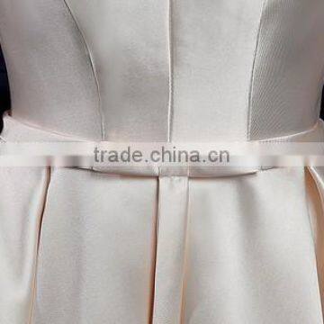 One Piece Designer Satin Long Wholesale Evening Dress photo-3