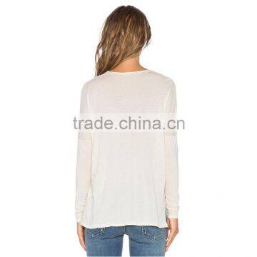 2015 Cheap Plain v Neck Stretch Cotton t Shirt Blank t Shirts photo-3