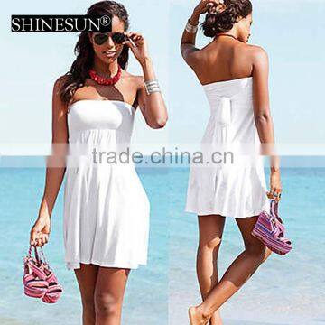 2017 New Arrival Swimwear Beach Skirt Ribbon Wrapped Dress Beach Dress Skirt photo-5