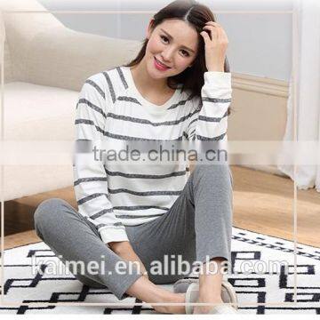 Latest design high quality sexy summer cotton printed pajamas for girls