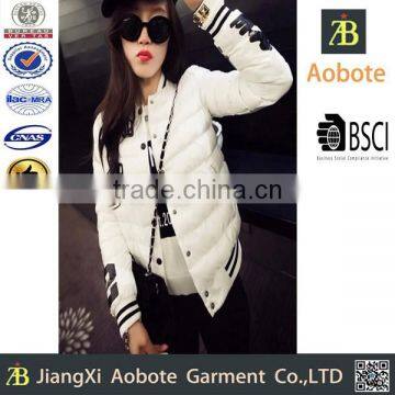 2015 Wholesale Light Outdoor Women Short Padded Jacket