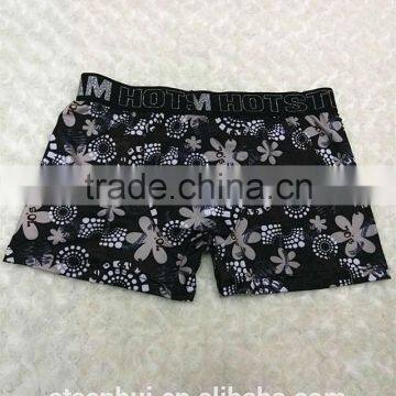 Sexy fashion boxer briefs for men with fancy printed