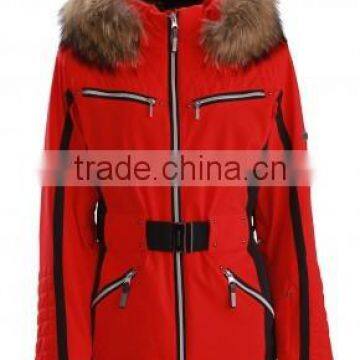 New Design Women Nylon Colourful Snow Ski Jacket photo-5