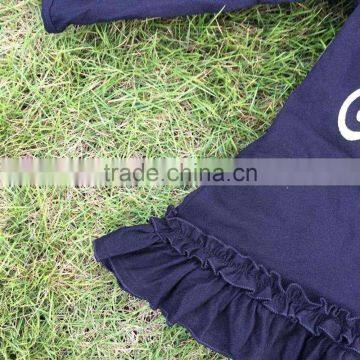 Black 2-7t FALL/Winter Kids OUTFITS Crown Gold Dress Girls Hot Sell Cute Clothes Kids With Matching Headband photo-4