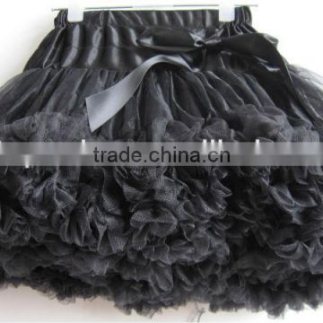 black baby girl fluffy pettiskirts girl's tutu skirts