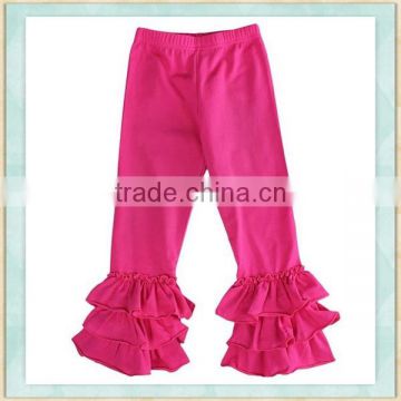 2017 Girls baby yoga red ruffle new model jeans kevlar pants fall clothes