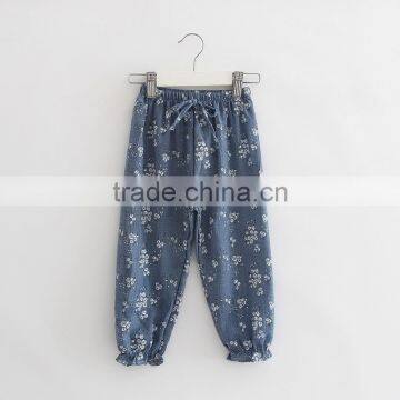 Wholesale Summer Loose Style Floral Girl Leggings High Quality Kids Legging Pants photo-6