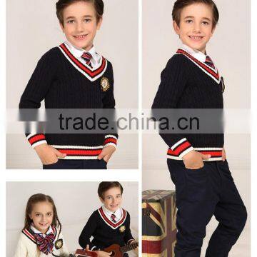 100% Cotton Soft Custom School Sweaters,best School Uniform Sweaters