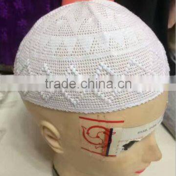 2017 New Muslim Hat Hat Handmade Cap Crochet Hat Cap Prayer Hat Islamic Hat Arabic Hat photo-3