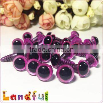10mm Metallic Colored Amigurumi Doll Handmade Purple Toy Eyes photo-3