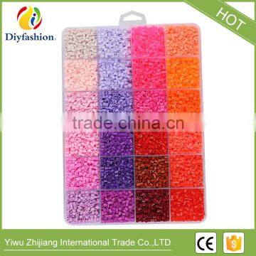 Chiness Supplier Colorful Diy Toys 2.6mm Mini Hama Perler Beads Toys for Children photo-3