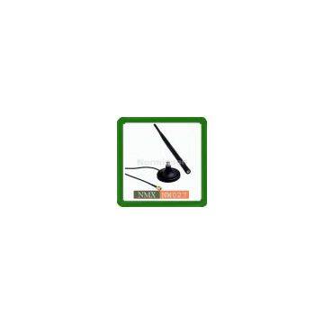 2.4G high gain rubber magnetic antenna,9DB/7Db,SMA/CRC9/TS-9 connector