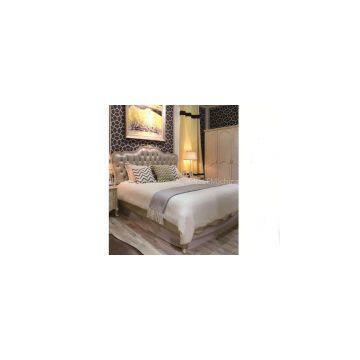 French Style White Furniture Mahogany Bedroom photo-3