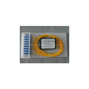 1x16 PLC splitter mini module blockless 0.9mm with LC/APC connector