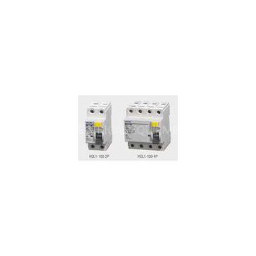 2 Poles AC 230V electrical Residual Current Circuit Breaker with 16 - 125 amp