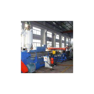 PC PE Hollow Grid Board Extrusion Line