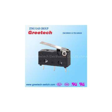 Greetech G91 Hinge Straight Lever PCB Terminal Hole Mounting Dustproof Micro Switch