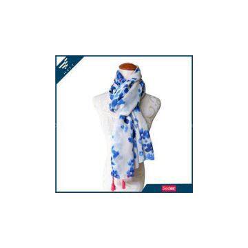 China Of Blue And White Porcelain Scarf