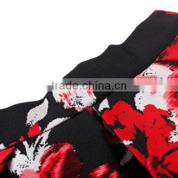 Hot Sale Latest Ladies Long Skirts Floral Printed Tutu Skirts,Fashion Floral Printed Long Tutu Skirts For Ladies photo-5