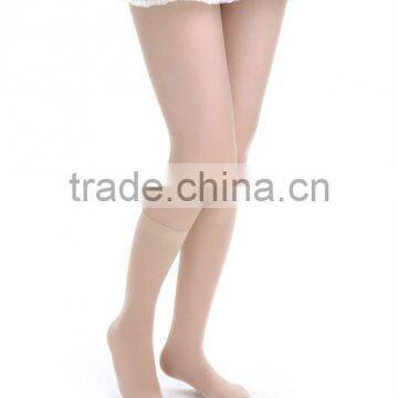 Street Fashion Wholesale Sexy Elegant Plain Thin Anti-Bacterial Soft Good Stretch Skin Color Woman 40D Socks