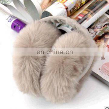 Wholesale soft plush winter ear muff for girl and lady