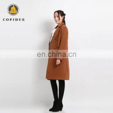 Golden Supplier Low Price Trench Winter Long Coat Women