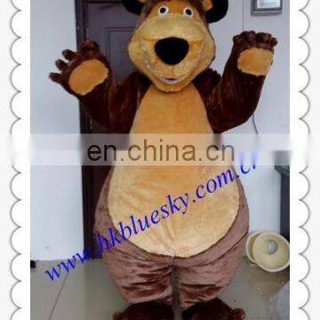 2015 adult masha and the bear mascot costumes