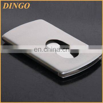 Stainless Steel Auto Hand Push Drawing NameCard Case for Buisness