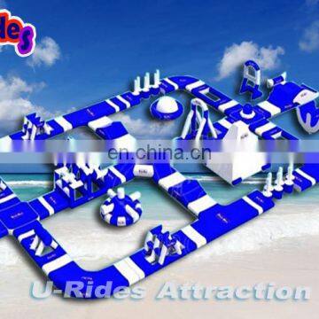 Factory Price Commercial Giant Theme Inflatable Water Park Interactive Adult Games For Sale