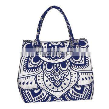 Floral Cotton Girls Hobo Bag Hand Bag Women Fashion Bags Indian Mandala Tapestry