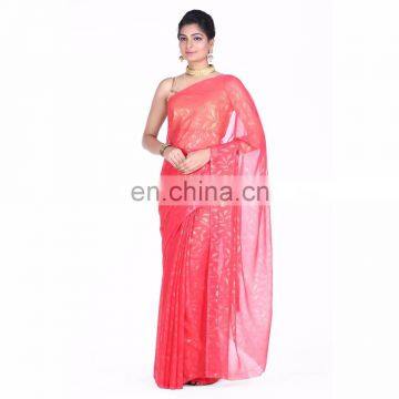 Soundarya bhagalpuri silk saree with bandhej blouse piece for parties