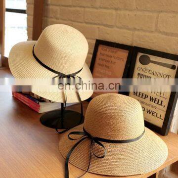 Custom high quality lady straw hat