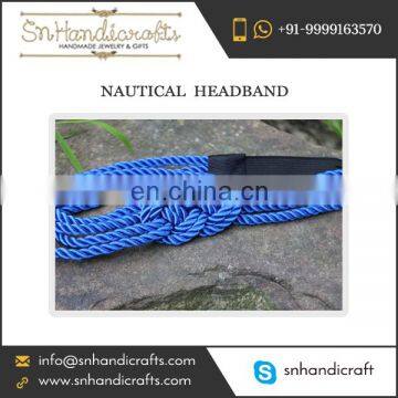 Hand Crafted Nautical Headband for Mass Purchase by Well-Known Dealer